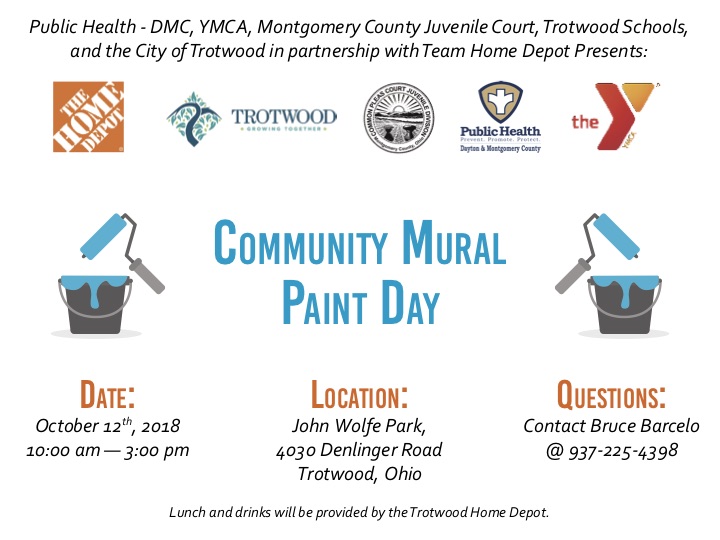 community mural paint day