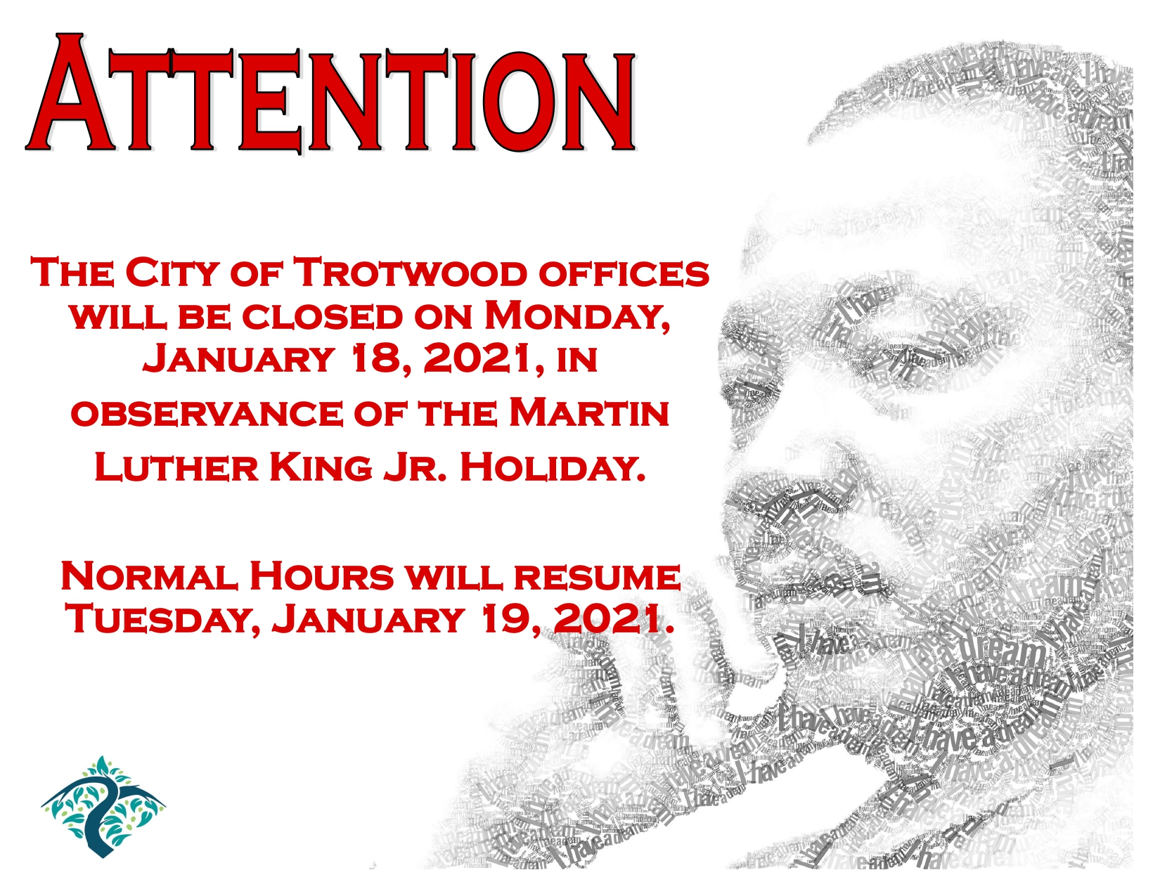 announcement-office-closure-for-martin-luther-king-jr-holiday