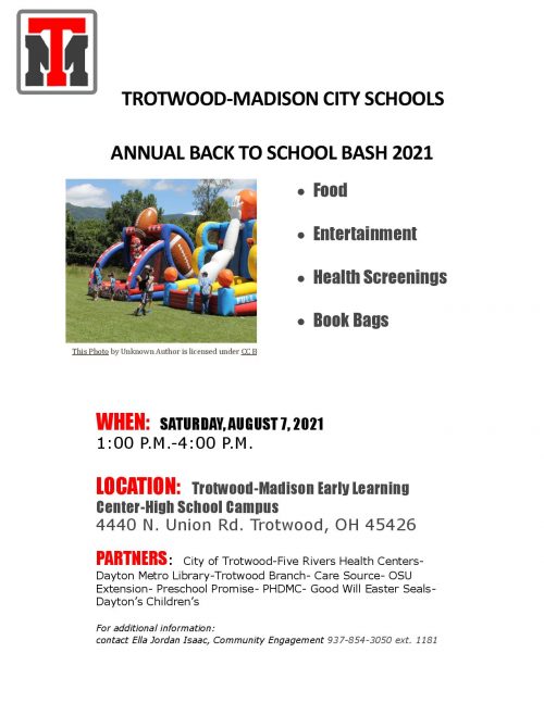 TrotwoodMadison City Schools Annual Back to School BASH Trotwood, Ohio