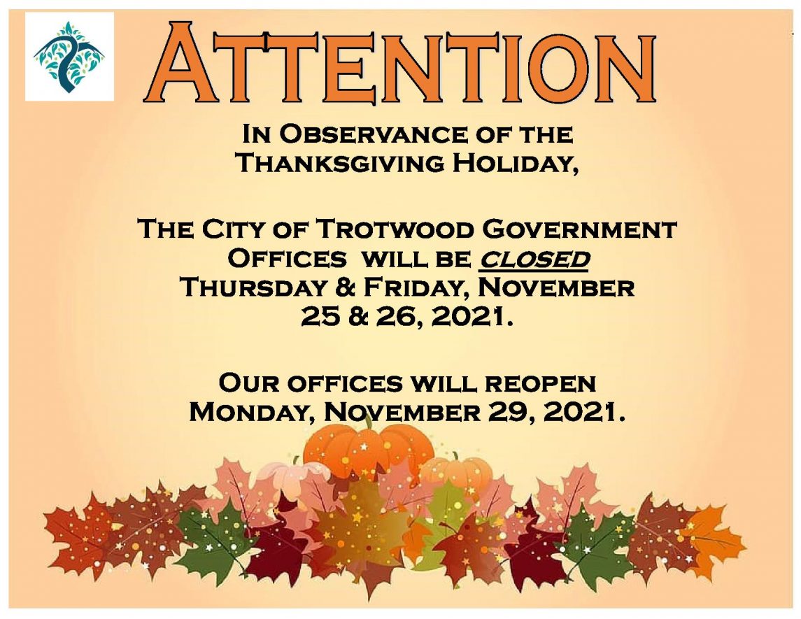 Thanksgiving Day Holiday - Local 79 Offices Close at 12 Noon on