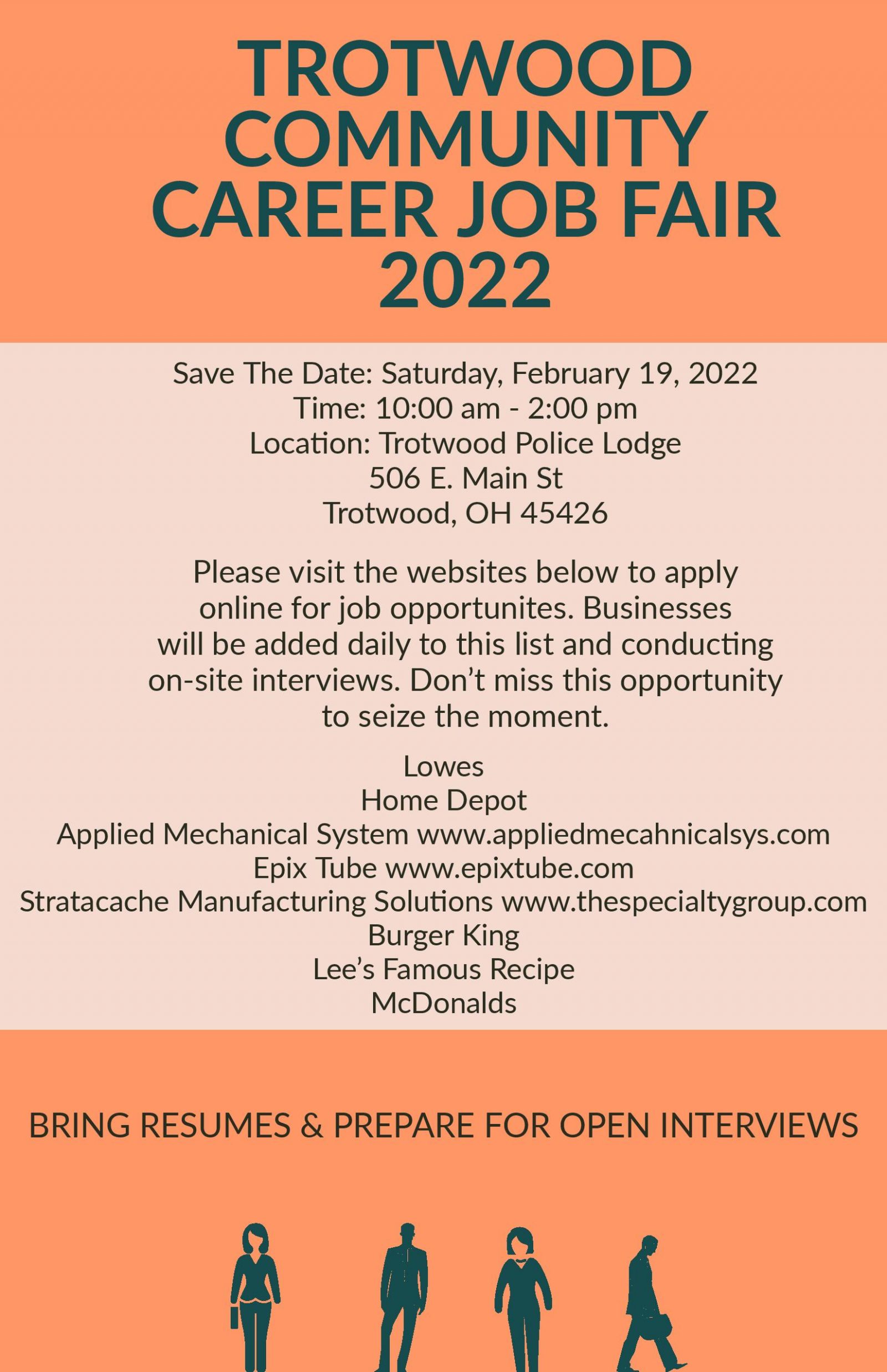 TROTWOOD COMMUNITY CAREER JOB FAIR 2022 - Trotwood, Ohio