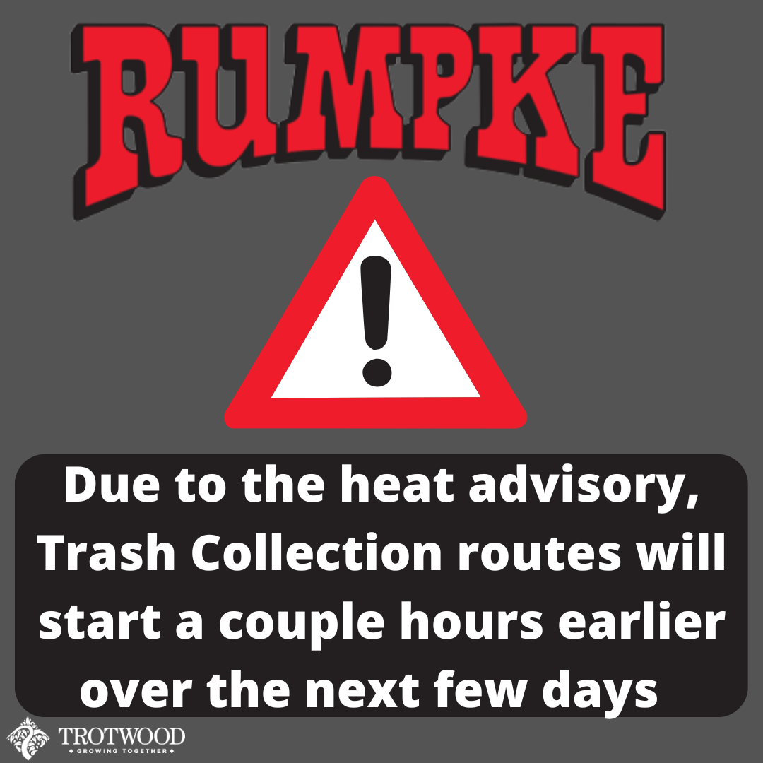 Rumpke Heat Advisory Alert