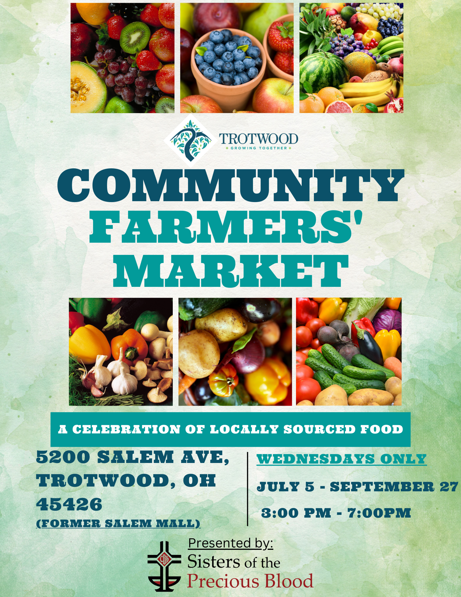 Trotwood Farmers Market flyer