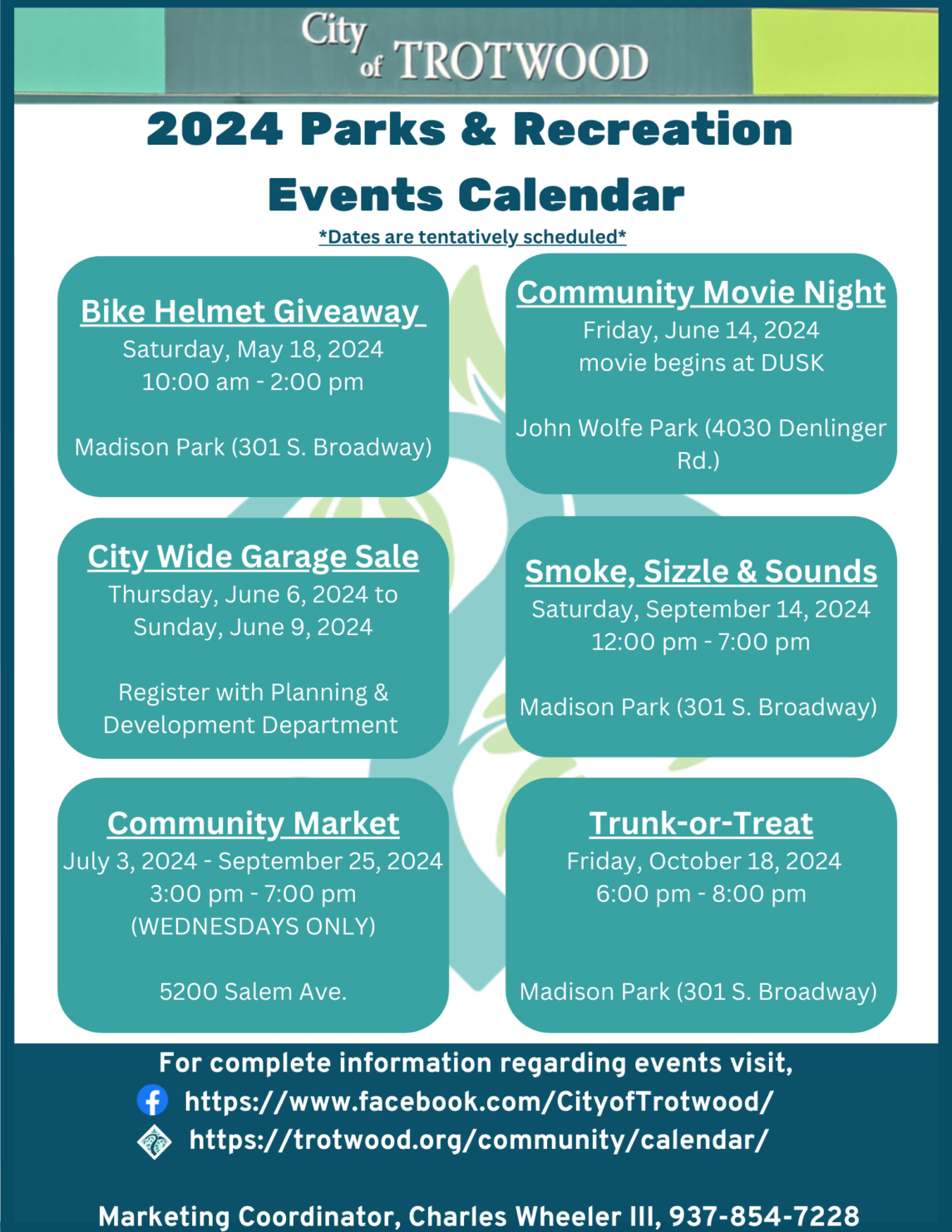 Parks and Recreation Events - Trotwood, Ohio