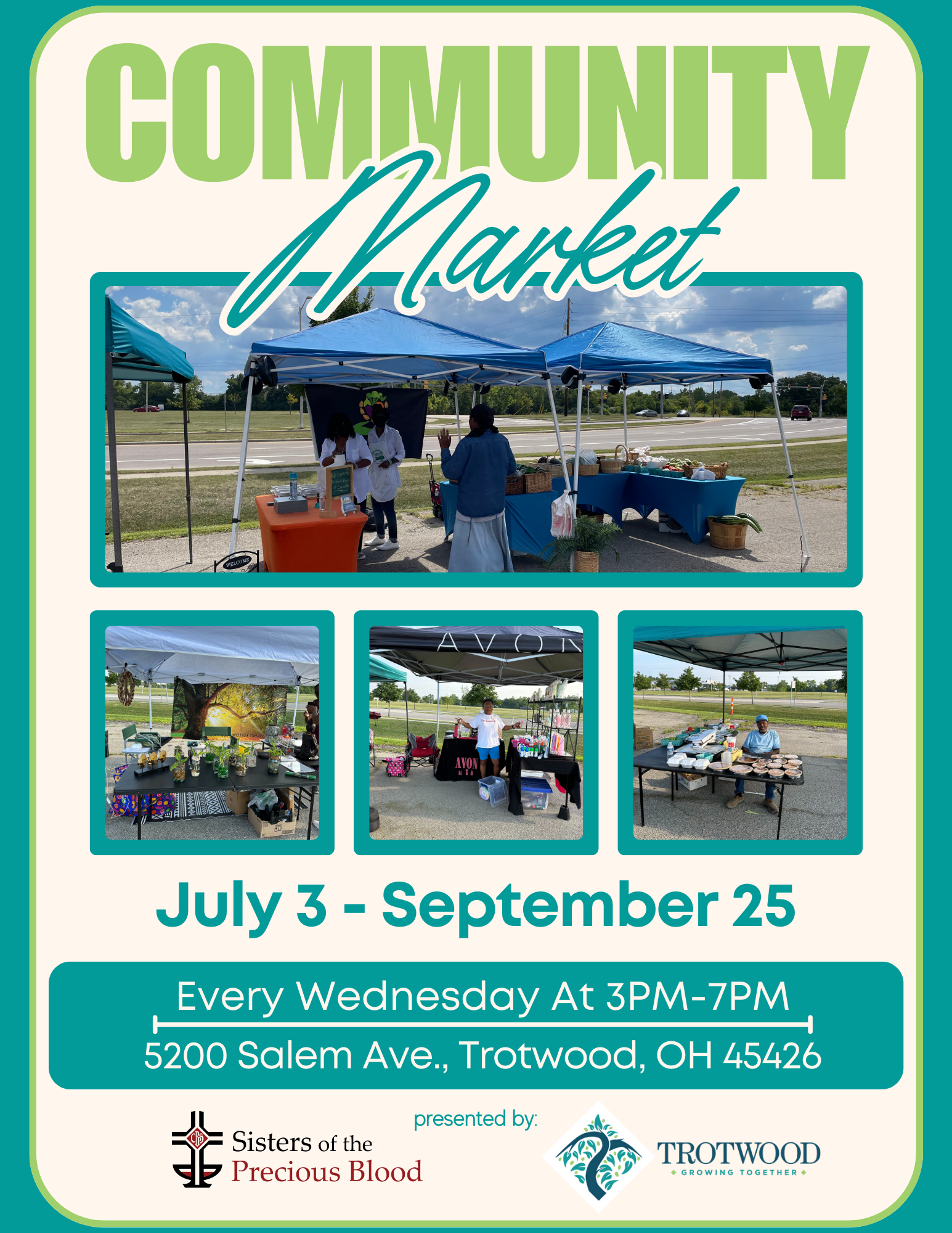 Trotwood Farmers Market flyer